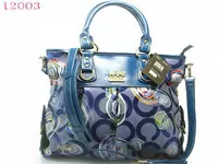 femmes coach sac discount 2013 new ch-12003 fleur bleue volume